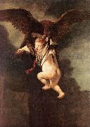 REMBRANDT Harmenszoon van Rijn Rape of Ganymede dh oil on canvas